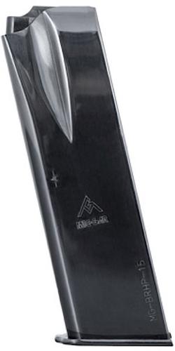 Mec-Gar Browning Hi-Power 9mm 15 Round Nickel Replacement Magazine (MGBHP15N)