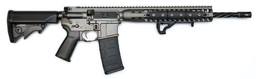 LWRC Individual Carbine Direct Impingement Rifle ICDIR5TG16, 5.56mm NATO, 16.1", LWRC Compact Stock, Tungsten Finish