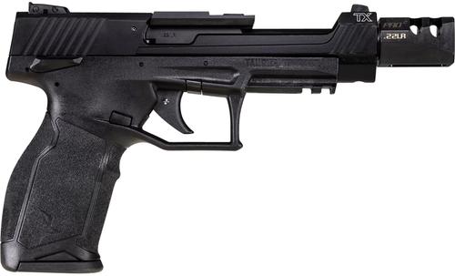 Taurus TX22 Competition SCR Pistol 1TX22C151T, 22 LR, 5.40", Black Polymer Grips, Optic Ready, TandemKross Compensator, 16 Rds