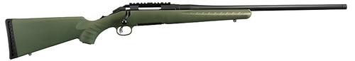 Ruger American Predator Rifle 6945, 22-250 Remington, 22 in Threaded, Moss Green Composite Stock, Matte Black Finish
