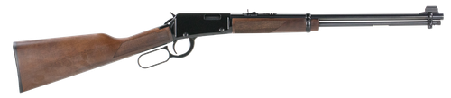 Henry Lever Action Rifle H001M, 22 Magnum (WMR), 19 1/4", Walnut Stock, Blue Finish, 11 Rds