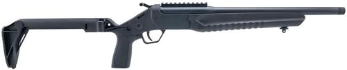 Rossi LWC Break Open Rifle LWC0556BKFS, 5.56x45mm NATO, 16.5" Threaded, Folding Stock, Single Shot Rds