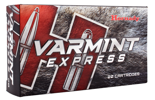 Hornady Varmint Express V-Max CF Rifle Ammunition 8302, 22 Hornet, V-Max, 35 GR, 3100 fps, 25 Rd/bx