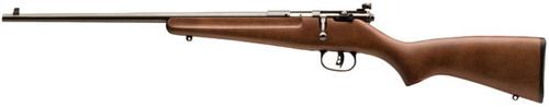 Savage Rascal Left-Handed Bolt Action Youth Rifle 13820, 22 Long Rifle, 16 in, Hardwood Stock, Finish