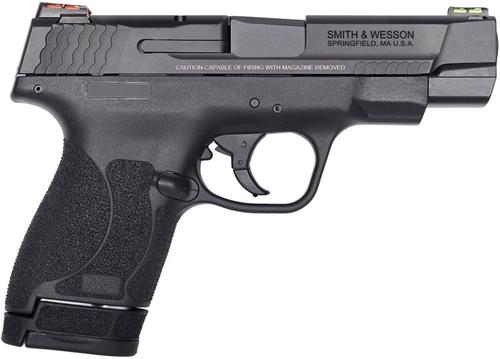 Smith & Wesson M&P Shield M2.0 Performance Center Pistol 11787, 9mm, 4", Black Finish, Fiber Optic Sight, 8 Rds