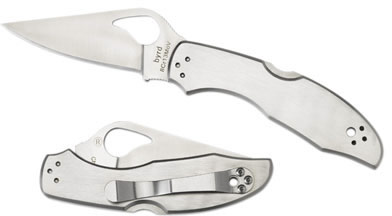 Spyderco Byrd Meadowlark II Folding Knife w/Plain Edge (BY04P2)