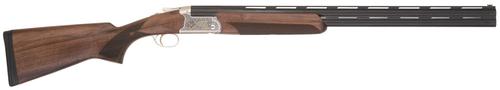 TriStar Trinity II Over/Under Shotgun 33132, 16 Gauge, 28", 3" Chmbr, Blued Barrel, Silver Steel Rec, Deluxe Walnut Furniture, Fiber Optic Sight