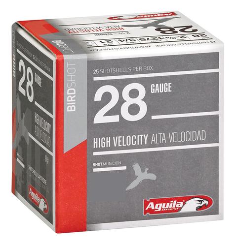 Aguila Sub-Gauge Shotshells 1CHB2879, 28 Gauge, 2-3/4", 3/4 oz, 1275 fps, #9 Lead , 25 Rds/bx