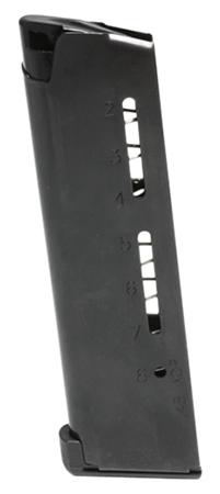 Wilson Combat 1911 45 ACP 8 Round Black Magazine w/Lo Profile Steel Base Pad (500BC)