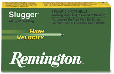 Remington Slugger High Velocity SPHV20RS, 20 Gauge, 2-3/4", 1/2 oz, 1800 fps, Lead Slug, For Smooth Bore, 5 Rd/bx