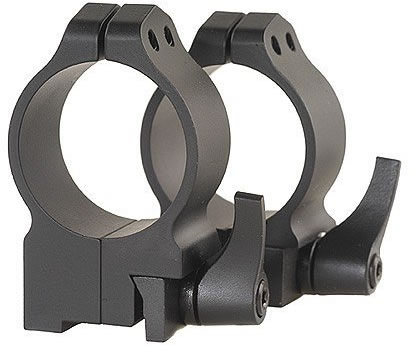 Warne 30MM Medium Matte Quick Detach Ruger 77 Rings 14R7LM