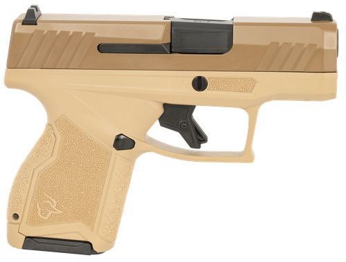 Taurus GX4 Compact Pistol 1GX4M931ET, 9mm, 3.06", Coyote Tan Finish, Flat-Face Trigger, 11 Rds