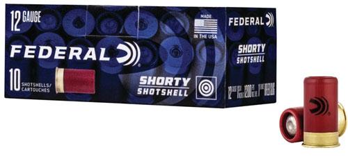 Federal Shorty Shotshells SH1294B, 12 Gauge, 1-3/4", 15 pellet, 1200 fps, #4 Buck, 10 Rd/bx