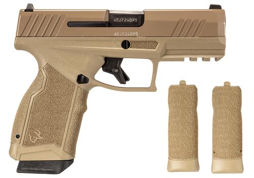 Taurus GX4 Compact Pistol 1GX4CR94UU, 9mm, 3.70", FDE Grips, FDE Cerakote Finish, 15 Rds