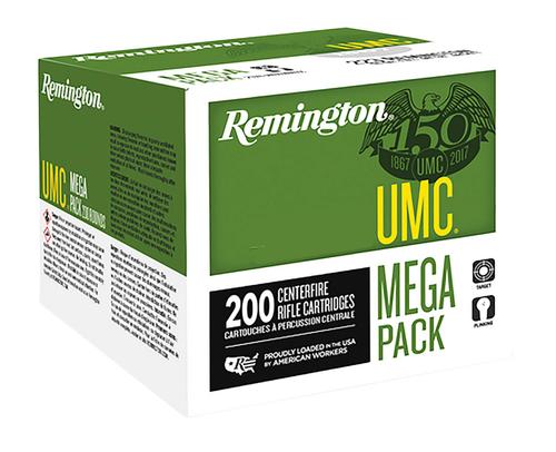 Remington UMC Rifle Ammunition 20107, 300 Blackout, Full Metal Jacket, 150 gr, 1905 fps, 200 Rd/Bx