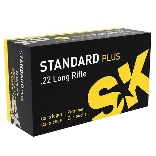 Lapua SK Standard Plus Universal Training Ammunition 420101, 22 Long Rifle, Round Nose (RN), 40 GR, 1066 fps, 50 Rd/bx