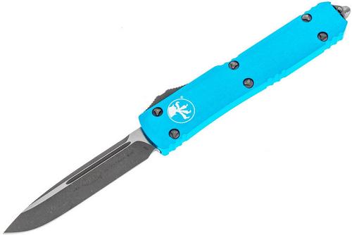 Microtech Ultratech Automatic Out The Front Knife, Single Edge Standard Apocalyptic Blade, Turquoise Handle (121-10APTQ)