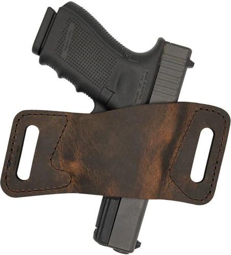 Versacarry Rapid Slide S1 Holster, Outside The Waistband, Ambidextrous, Brown, Size 2 (WBAOWB22)