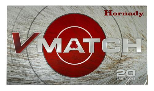 Hornady V-Match Rifle Ammunition 81627, 6.5 PRC, ELD-VT, 100Gr, 3450 fps, 20 Rds