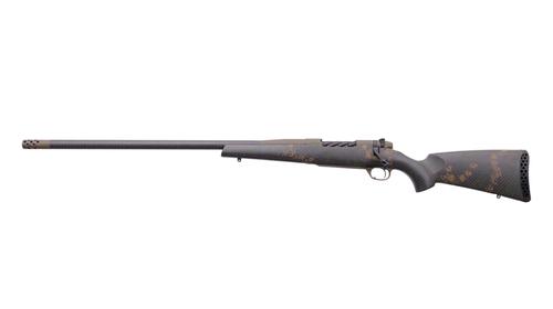Weatherby Mark V Backcountry Carbon Left-Hand Rifle MCB20N243NL4B, 243 Win, 22", Carbon Fiber W/green & Brown Stock, 5 Rds