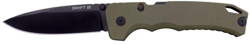 Cold Steel Swift III EDC Knife w/OD Green Textured Handle (CSFL40AT)