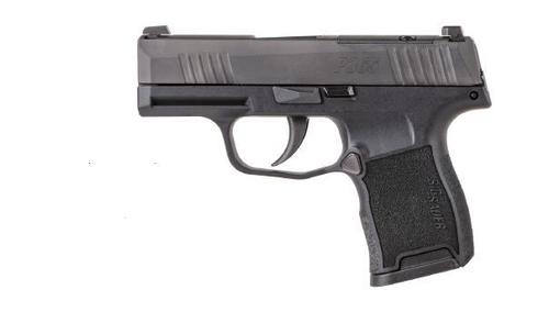Sig Sauer P365 Optic Ready Pistol W365-380-BSS, 380 ACP, 3.1in, Black Polymer Grip, 10 Rds