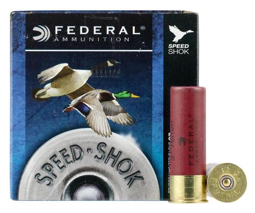 Federal Speed-Shok Shotshells WF1421, 12 Gauge, 3", 1 1/4 oz, 1450 fps, #1 Steel Shot, 25 Rds/bx