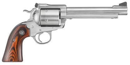 Ruger Super Blackhawk Bisley Single-Action Revolver 0871, 454 Casull, 6.5 in, Wood Grips, Stainless Finish, 5 Rd