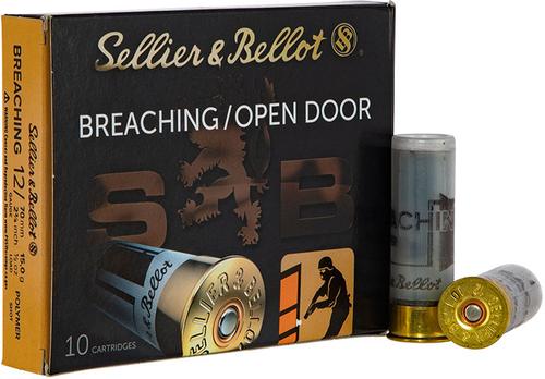 Sellier & Bellot Breaching Slug SB12BR, 12 Gauge, 2-3/4", 1/2 oz, Slug, 10 Rd/bx