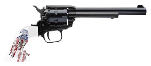 Heritage Rough Rider Small Bore Revolver RR22B6-PE, 22LR, 6.5in, Partiot Eagle Grips, 6 Rds