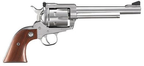 Ruger Blackhawk KBN36 Revolver 0319, 357 Magnum, 6 1/2 in, Rosewood Grip, Satin Stainless Finish, 6 rd