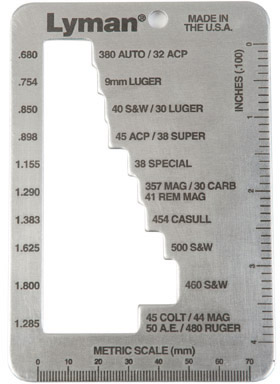 Lyman E-Zee Pistol Case Length Gauge II (7832217)