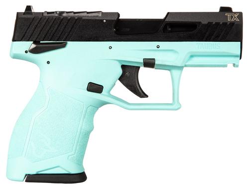 Taurus TX22C Optic Ready Pistol 1-TX22131C-10, 22 LR, 3.60in, Cyan, Cyan w/Black Controls Finish, 10 Rds