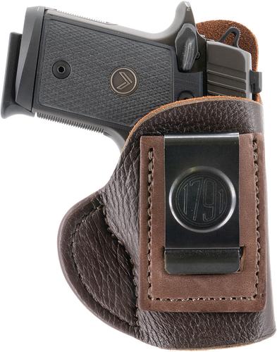 1791 Gunleather Fair Chase Deer Skin Holster, Right Hand, Size 3 (FCD3BRWR)