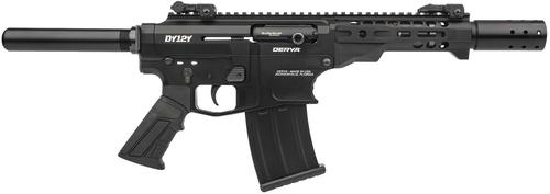 Derya DY12 Namlu Semi-Auto Shotgun Pistol DY12Y11US, 12 Gauge, 11", 3" Chmbr, Black Adjustable Polymer Stock, 5 Rds