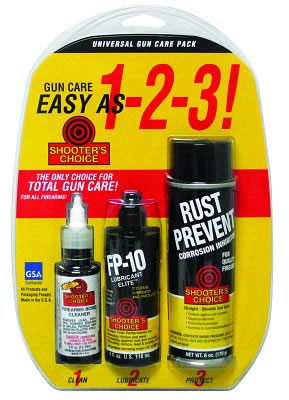Shooters Choice Universal Gun Care Pack MC/FPL/RP