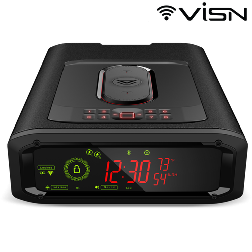 Vaultek DS5i Smart Station ViSN Biometric Safe, Black (NDS5i-BK)
