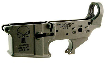 Spike's Tactical Punisher Logo AR15 Multi Cal Stripped Lower Receiver (STLS015)
