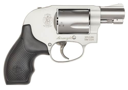 Smith & Wesson Model 638 Airweight Revolver 163070, 38 Spl +P, 1.88", Polymer Grip, Matte Silver Finish, 5 Rds