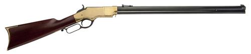 Cimarron 1860 Henry Civilian Lever Action Rifle CA288, 45 Colt, 24", Brass Receiver, Walnut Stock, 12 Rds