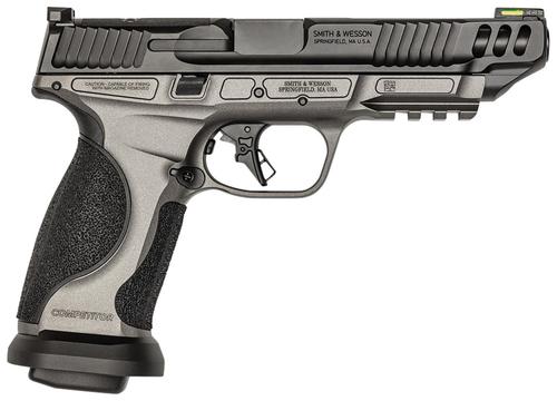 Smith and Wesson M&P Performance Center M2.0 Competitor 13718, 9mm Luger, 5", Tungsten Gray Finish, 17 Rds