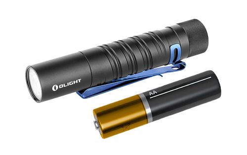 Olight i5T EOS Flashlight, 300 Lumens, Black Finish, White LED, 1x AA Battery (OLI5T)