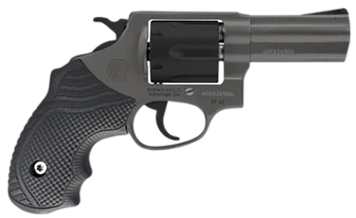 Rossi RP63 Revolver 2RP631CLOK, 38 Special +P, 3", Black LOK Grips, Tungsten Cerakote Finish, 6rd