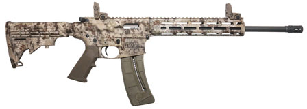 Smith & Wesson MP 15-22 Sport Semi-Auto Rifle 10211, 22 Long Rifle, 16 in, Slim M-LOK Handguard, Kryptek Highland Finish