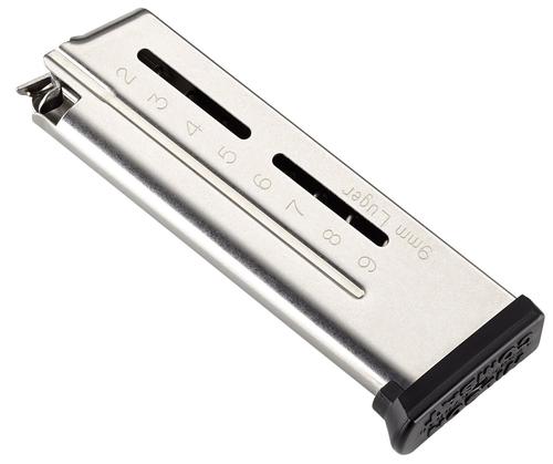 Wilson Combat 1911 Compact 9mm Luger 9 Round Stainless Steel Magazine (5009C9)