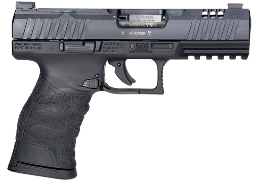 Walther WMP Optic Ready Pistol 5220302, 22 WMR, 4.50", Optic Ready, Polymer Grips, Black Finish, 10 Rds