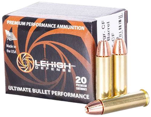 LeHigh Defense Controlled Fracturing Pistol Ammunition LA357125CF, 357 Mag, 125 gr, 1250 fps, 20 Rd/Bx