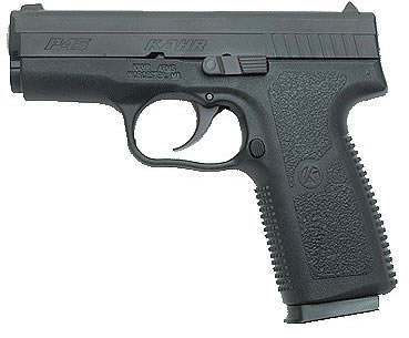 Kahr P45 Double Action Pistol KP4544, 45 ACP, 3-1/2", Polymer Grip, Black Polymer/Matte Blackened Stainless Slide, 6 Rd