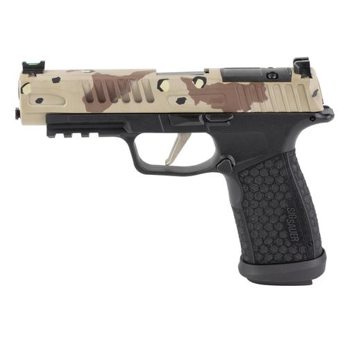 Sig Sauer P365 FUSE Semi-Auto Pistol 365XF9BFO-DSCAMOSKY, 9mm, 4.3", Optic Ready, Desert Storm Chocolate Chip Finish, 17+1/21+1 Rds