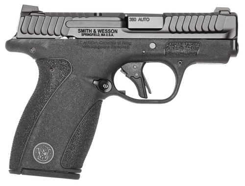 Smith & Wesson M&P Bodyguard 2.0 380 Pistol 13927, 380 ACP, 2.75", Black Poly. Grips, Serrated Black Armornite SS Slide, 12 Rds